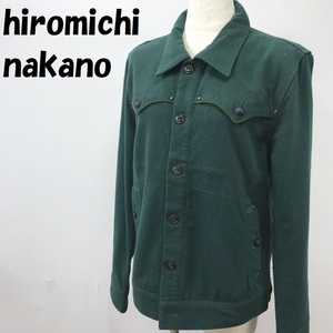 【人気】hiromichi nakano/ヒロミチ ナカノ ウエスタン ジャケット グリーン サイズM レディース/S917