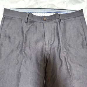 スラックス P2 薄手 グレー ビジネスパンツ カジュアルパンツ