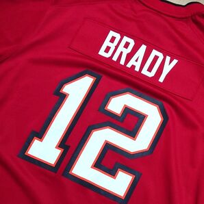NFL タンパベイバッカニアーズ トム・ブレイディ NIKE レプリカジャージ【XL】レッド