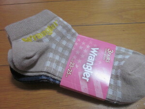  new goods * Wrangler. socks 3 pair collection *Wrangler*size23-25cm