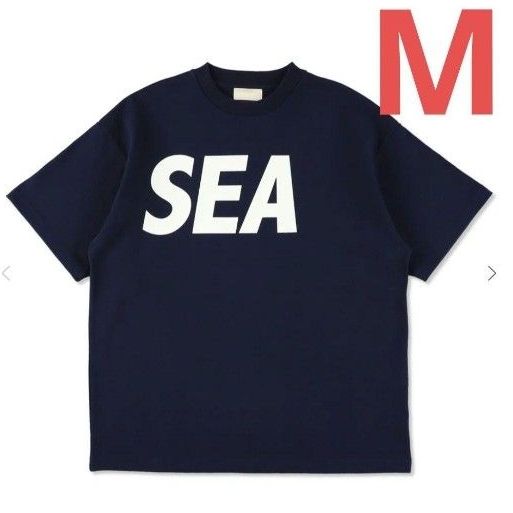★新品★WIND AND SEA SEA S/S TEE Tシャツ M ネイビー ウィンダンシー