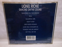 中古輸入盤　ライオネル　リッチー　　DANCING　ON　THE　CEILING_画像2