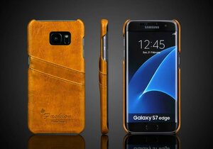 galaxy s7 edge レザーケース ギャラクシー s7 エッジ ケース SC-02H SCV33 カード収納 e