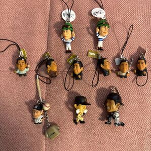 プロ野球選手 星野仙一、武豊、矢野、高橋 ストラップ まとめ売り