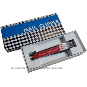 810/ sun Kobe Bank / nails Clipper Nail clipper nail clippers nail file attaching / Family type /6×13.5×2.4cm/ premium rare Vintage / not for sale 