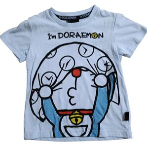 I'm DORAEMON ドラえもん キッズ Tシャツ 110cm ライトブルー タグ付き未使用