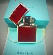 ミントインBOX・TIFFANY RED ENAMEL ティファニーレッドエナメル　レギュラーサイズ　デッドストック品！　MIB　最初期個体　送料無料_画像1