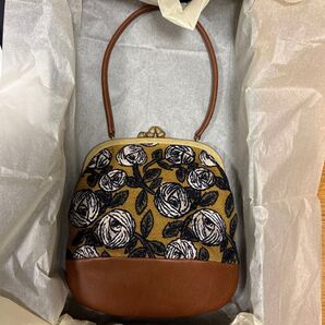 min perhonen ミナペルホネン「rosy」cuddll bag yellow