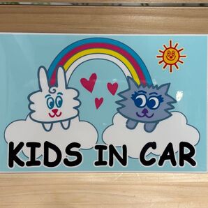 ステッカー キッズインカー KIDS IN CAR マグネットステッカー カーサイン サンダーバニー