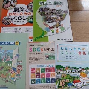 小中学校でもらった色々な冊子