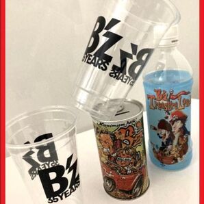 B'z 2023 プラカップ×2&空ペットボトル+おまけ貯金缶