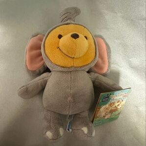 くまのプーさん もりのかそうパーティ タグあり ゾウ ぬいぐるみ ハロウィン ディズニー