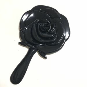 新品　未使用　ettusais エテュセ　手鏡　ミラー　ミニ　メイク　化粧直し　ポーチ　コスメ　ポイント　薔薇　ローズ　バラ　鏡　小さい