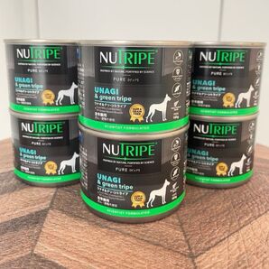 NUTRIPE PURE 【ウナギ&グリーントライプ 】185g×6缶セット
