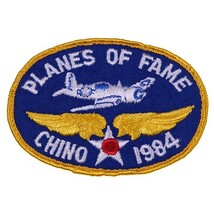 UA67 PLANES OF FAME CHINO 1984 プレーンズ・オブ・フェイム航空博物館 ミリタリー ワッペン パッチ アメリカ 米国 USA 輸入雑貨_画像1