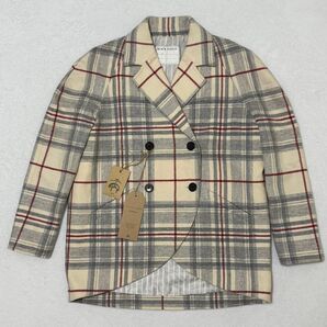 【ブラックフリース×ブルックスブラザーズ】美品 ダブルテーラードジャケット チェック柄 希少