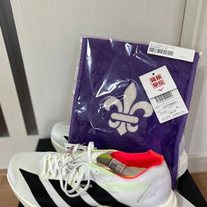 立教大学箱根駅伝タオルのおまけ付き!【27.0】アディゼロアディオスプロ4 adidas ADIZERO【27.0】新品未使用
