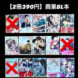 【2冊390円】商業BL本