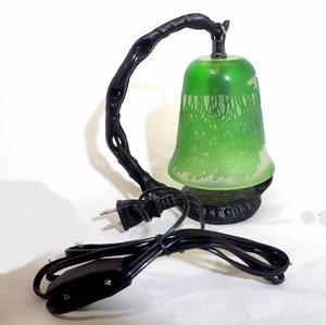 卓上ランプ ナイトスタンド 中古品 スタンドライト テーブルランプ 吊り フラワー 花 照明器具 間接照明 サイズは高さ18.3cm