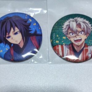 鬼滅の刃  東武動物公園 描き下ろし 動物稽古ver. グリッター缶バッジ