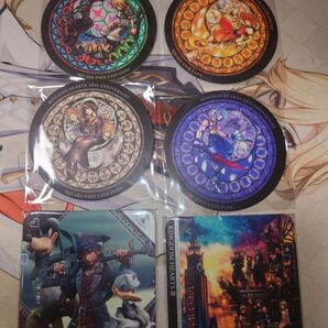 スクウェアエニックスカフェ大阪「キングダムハーツ」コースター ヴァニタス ロクサス シオン ソラ リク 集合