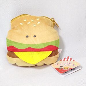 つぶらな瞳のファーストフード おでかけポーチ ちーずばーがー エール プライズ ぬいぐるみ