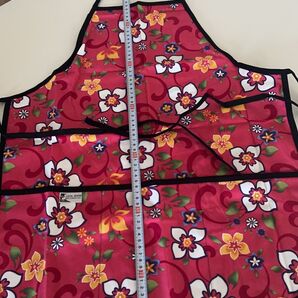 LOCAL DESIGN エプロン 花柄 カラフル 未使用