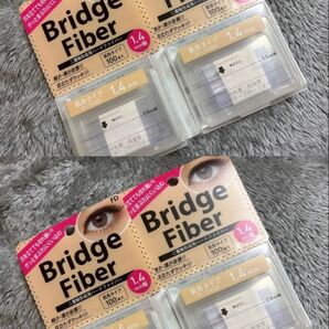 FD 二重まぶた形成テープ ブリッジファイバーII ヌーディタイプ 100本入 ×4
