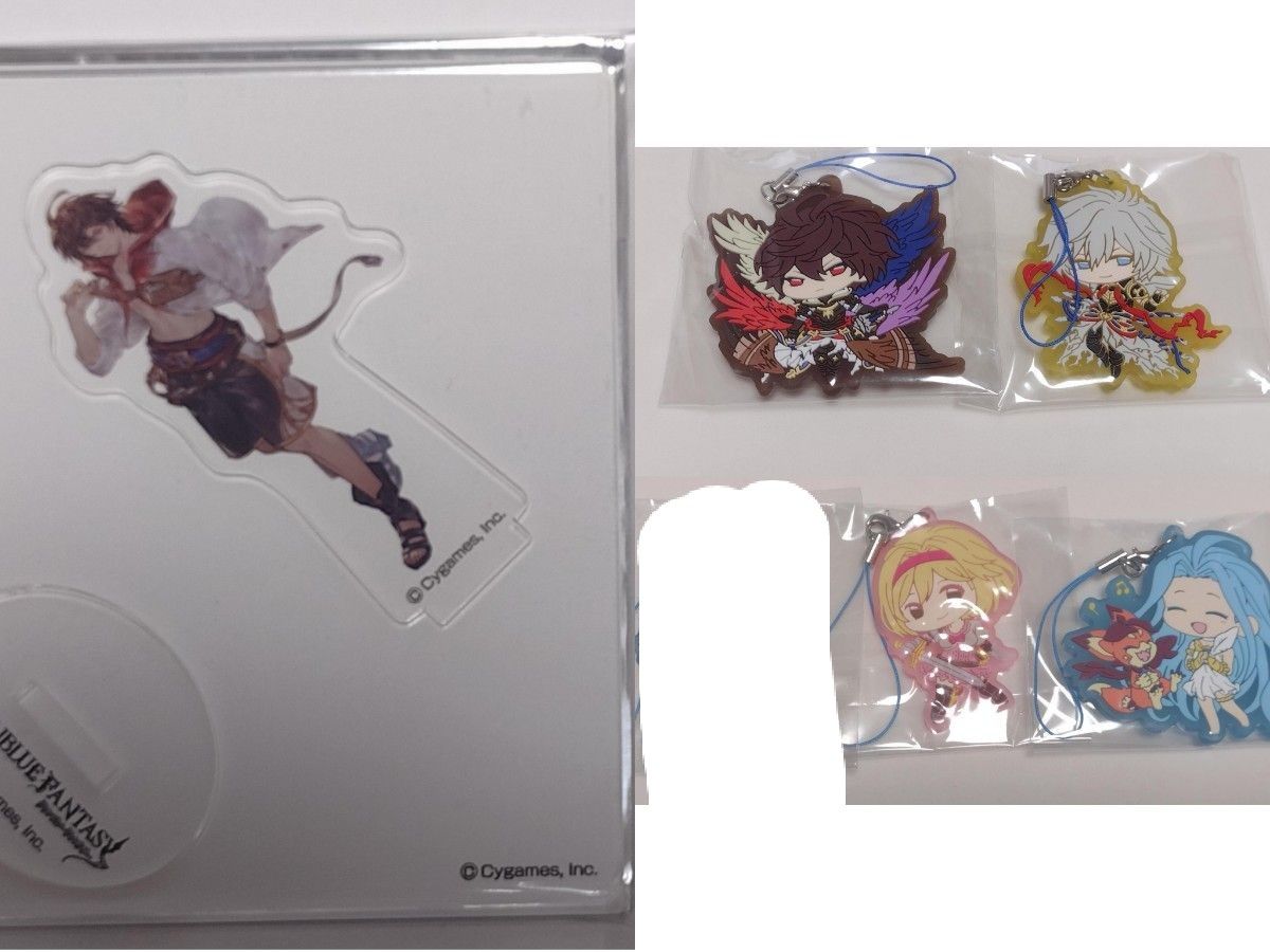 グランブルーファンタジー　サンダルフォン　ラバーストラップ　水着　アクリルスタンド　グラブルフェス　限定　ルシオ　グラブル　ジータ