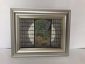 Art hand Auction [Authentic] Yamada Harunori Sesshu Garden Japanese painting No. 4 Selected for the Ueno Royal Museum Exhibition for three consecutive years Graduated from Kyoto University of the Arts 09, Painting, Japanese painting, Landscape, Wind and moon