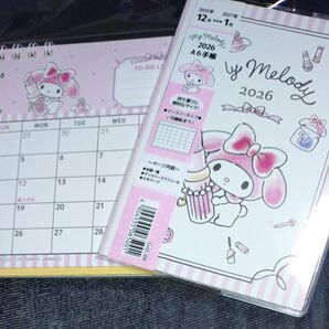 サンリオ マイメロディ 2026年 卓上リングカレンダー・スケジュール帳 2026(A6) 卓上カレンダー マイメロ