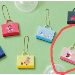 ファミリア ミニチュアコレクション デニムバッグ ピンク