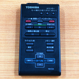 東芝 TOSHIBA 機器不明 リモコン RM-C34 現品 C00039