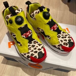 Reebok x atmos INSTAPUMP FURY CITRON ANIMAL 20FW-S ポンプフューリー コラボ