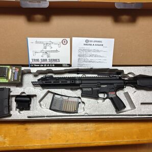 セット G&G TR16 SBR 308 MkII 電動ガン 電子トリガー・レスポンス・キレ良し ハイサイクル並 高性能