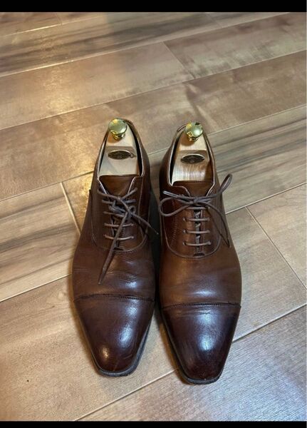 革靴 ビームスハートビジネスシューズ ストレートチップ ブラウン