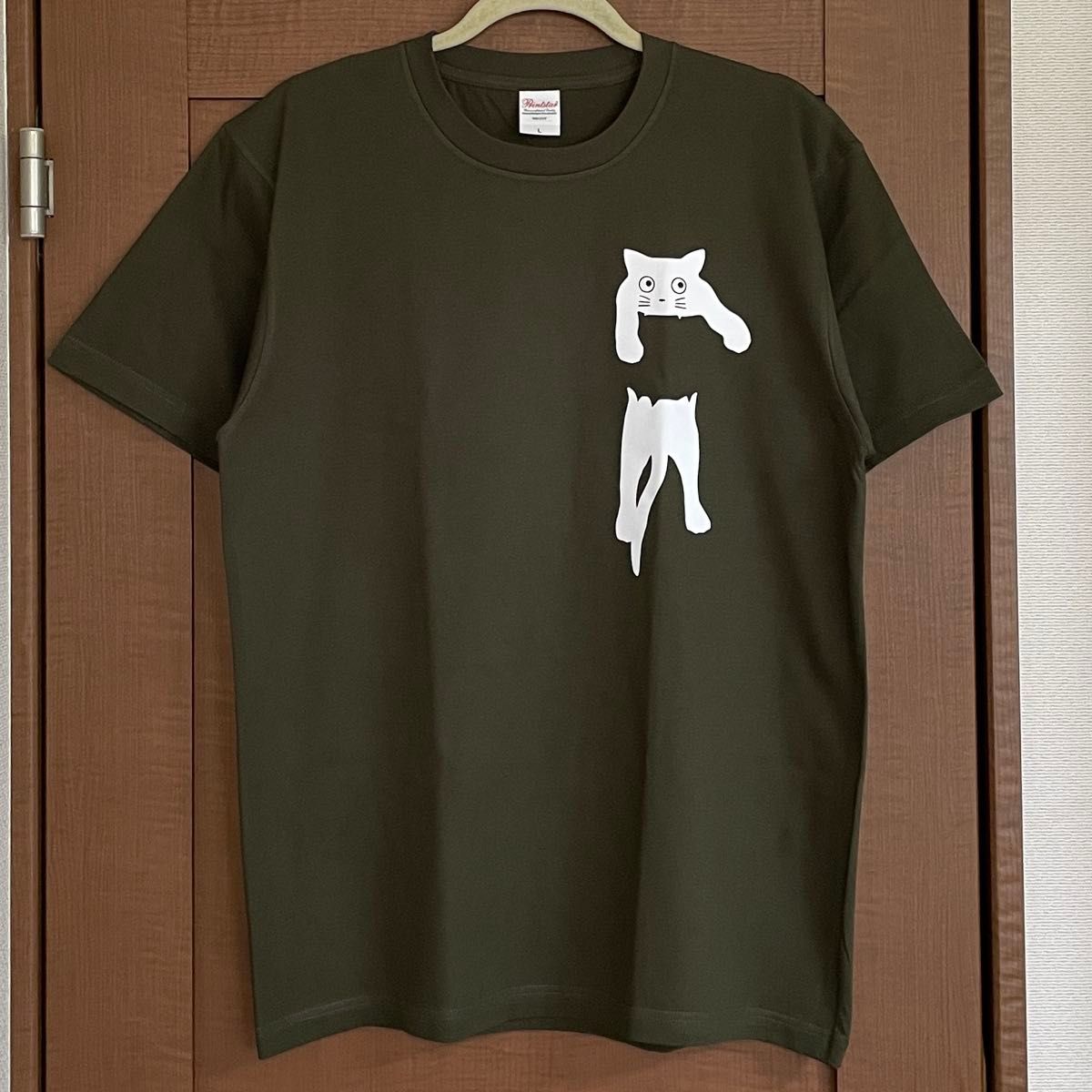 Tシャツ 猫 Lサイズ 半袖 メンズ レディース ジュニア ティシャツ ねこ ネコ 半袖Tシャツ おもしろ Tee