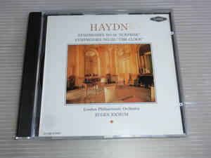 CD ハイドン HAYDN SYMPHONIES 94 101 EUGEN JOCHUM オイゲン・ヨッフム クラシック 音楽