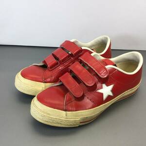 90s made in Japan Converse one Star V3 velcro leather US4.5 23.5cm