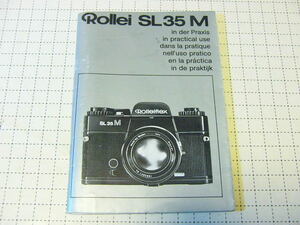 純正 Rollei ローライ Rollriflex SL35 M 取扱説明書