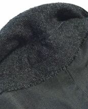 美品「Brilla per il gusto」3つボタン ノッチドラペル テーラードジャケット Charcoal-Gray SIZE:48 日本製_画像5