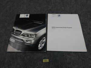 BMW X5 catalog 2004 year 105 page price table C616 postage 370 jpy 