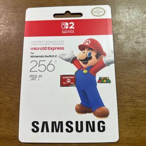 Nintendo Switch2 microSDマリオ