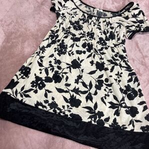 レストローズ 秋色ベロア 上品なチェニック