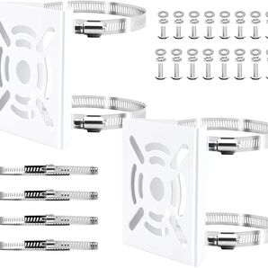 取付金具 ポール カメラ ブラケット防犯カメラ取り付け金具 スタンド ハウジング 監視カメラ 円柱 角柱 穴あけ不要 屋外