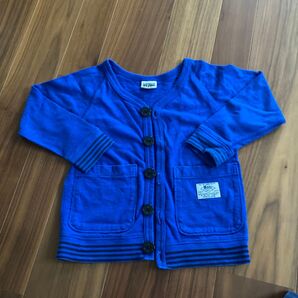 ブルー カーディガン 80cm FOキッズ