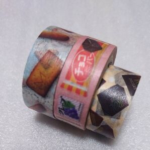 カフェビスキュイ サポートショップ非売品 mt マスキングテープ& 駄菓子 イベント限定& チロルチョコ駄菓子シリーズ 中古3巻