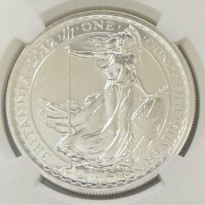NGC MS68 2012 ブリタニア イギリス 英国 銀貨 G.BRITAIN S2P BRITANNIA 1オンス
