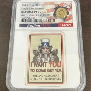 NGC REVERSE PF70 プライム ニウエ アンクルサム アンクル・サム アメリカ定番 Uncle Sam 銀 シルバー