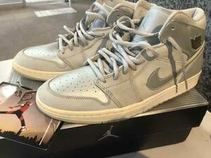 AIR JORDAN 1 RETRO ＋ HIGH "NEUTRAL GREY METALLIC SILVER" 136065-001 （ニュートラルグレー/メタリックシルバー）